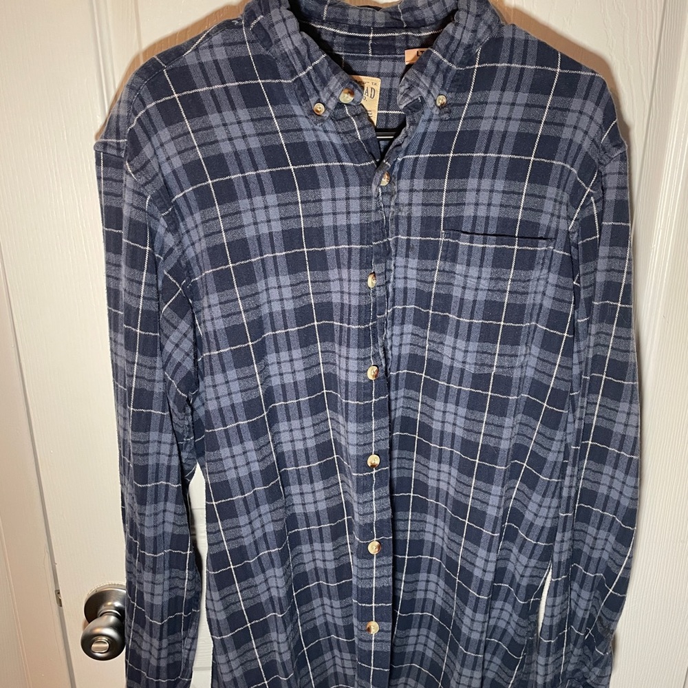 Redhead Blue Flannel size L tall